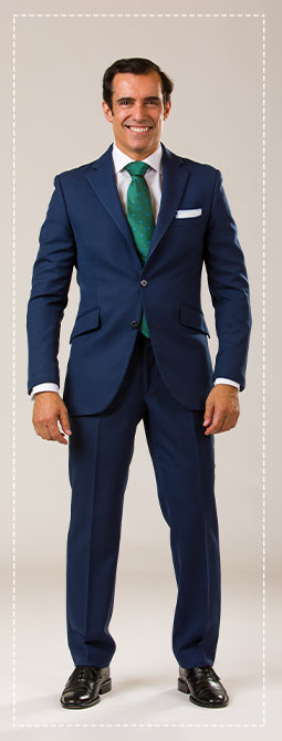 Traje de calle azul Tinta