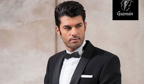 Alquiler de smoking con solapa de pico